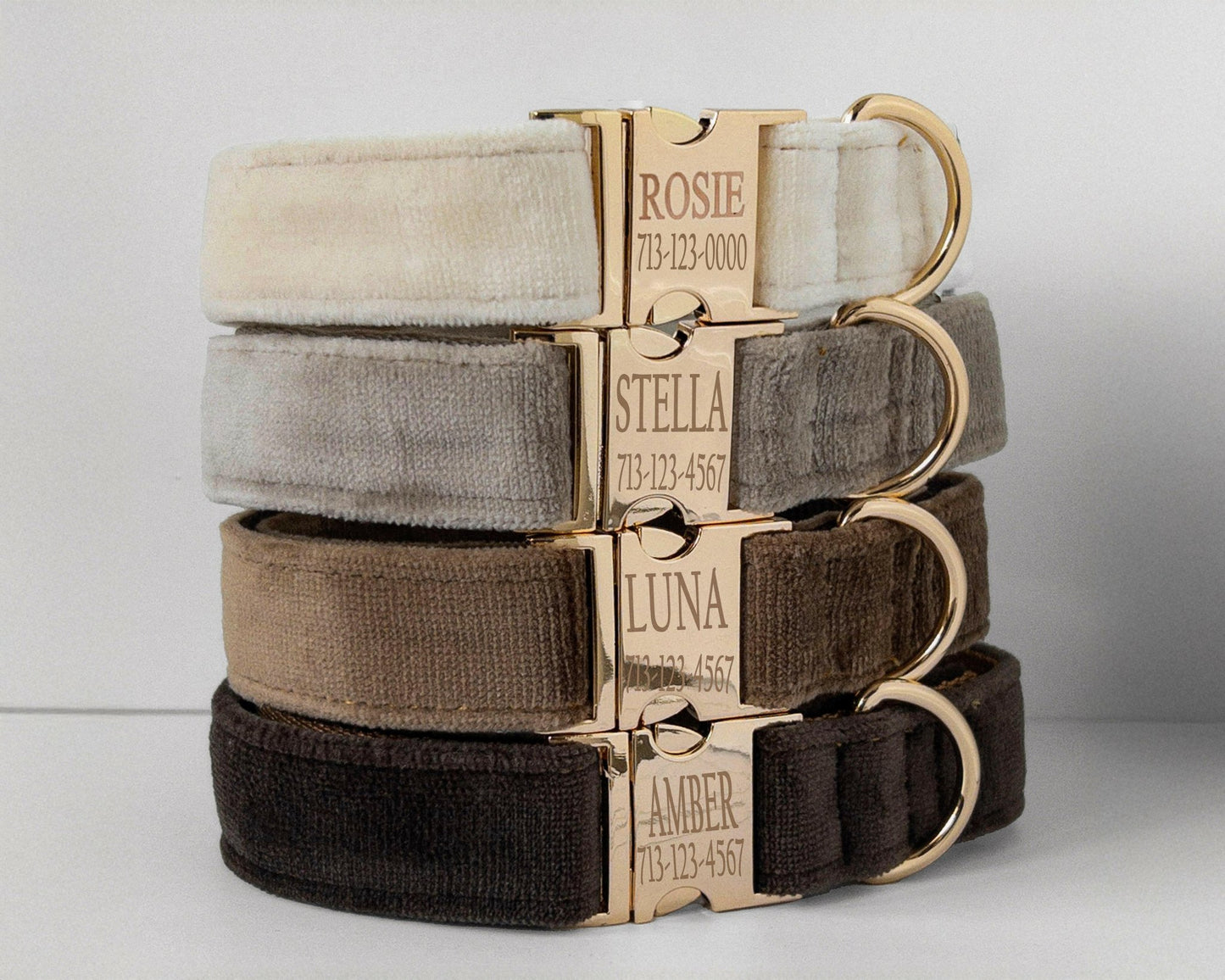 Personalised Dog Collar with Engraved Name - PetyzPaws