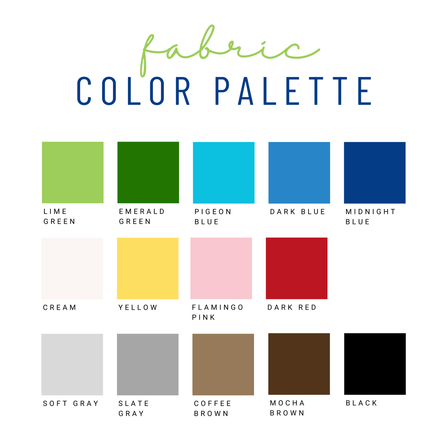 Custom embroidered dog collars in a variety of colors including green, blue, and brown options