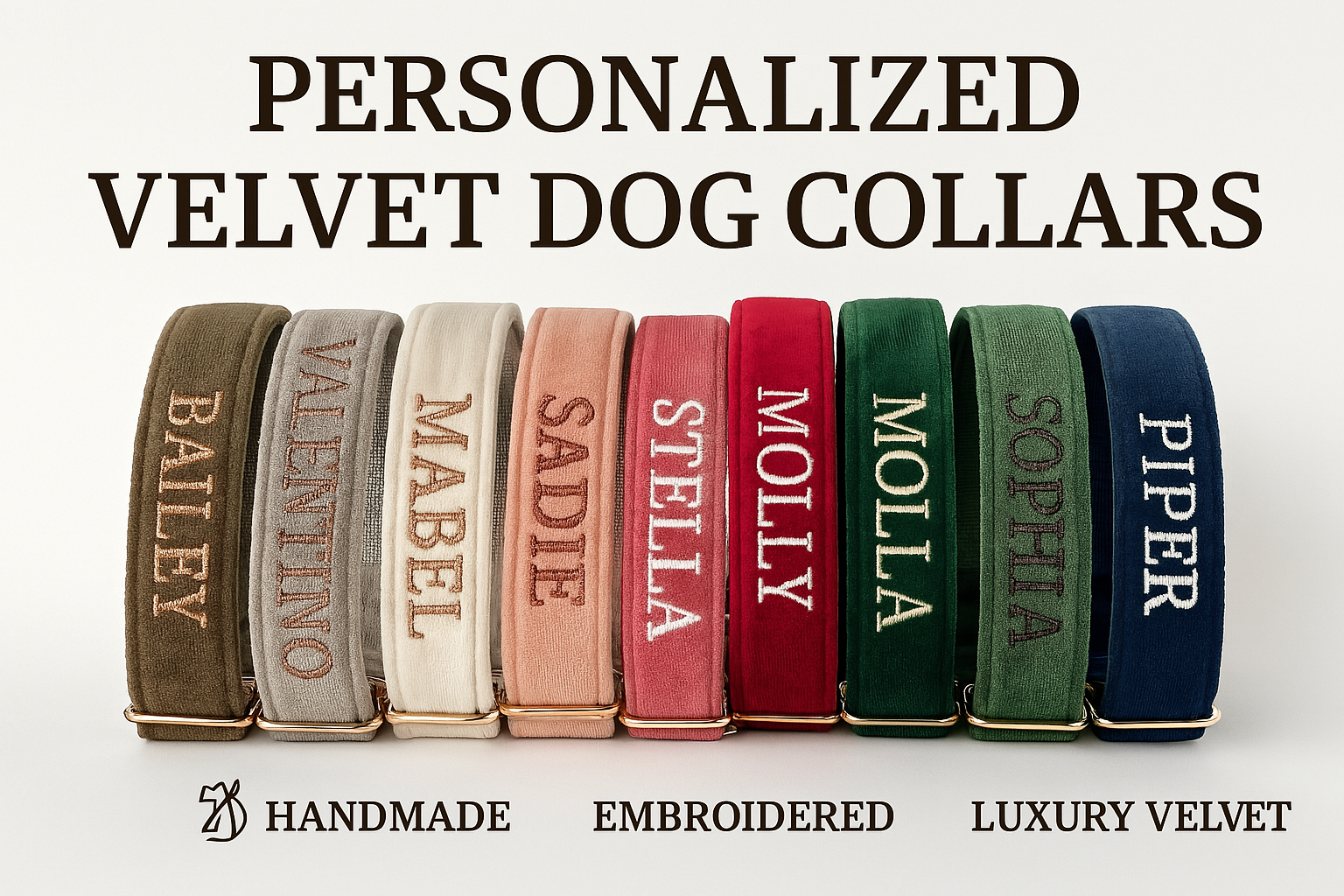Embroidered Dog Collar