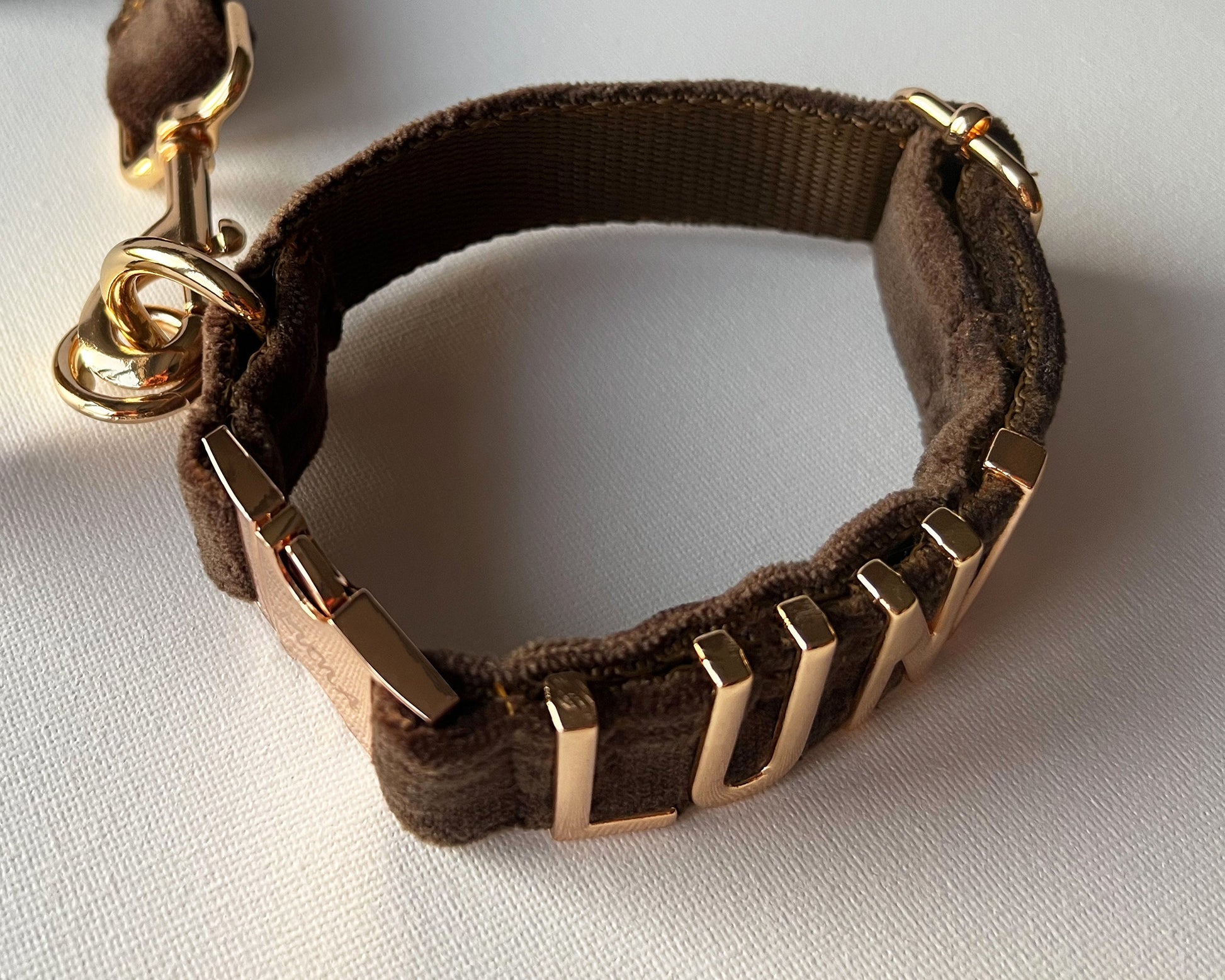 Personalized Dog Collars with Metal Letter Name, Female Dog Collars with Name, Pet Accessories, Pet Nameplate Dog Collar Custom Name Tag - PetyzPaws