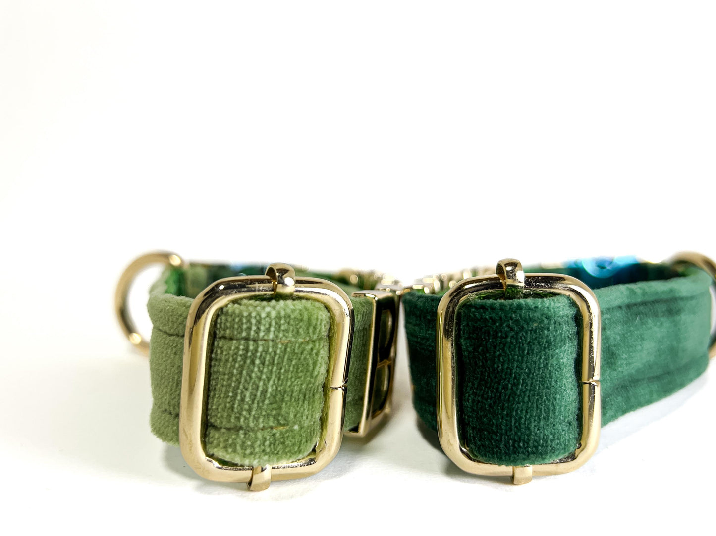 Custom Velvet Dog Collar with Laser Engraved Metal Buckle - Quick Release, Wedding, and Designer Styles - PetyzPaws